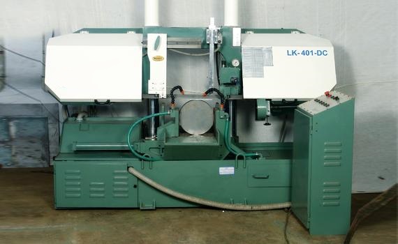 double column semi automatic bandsaw machine